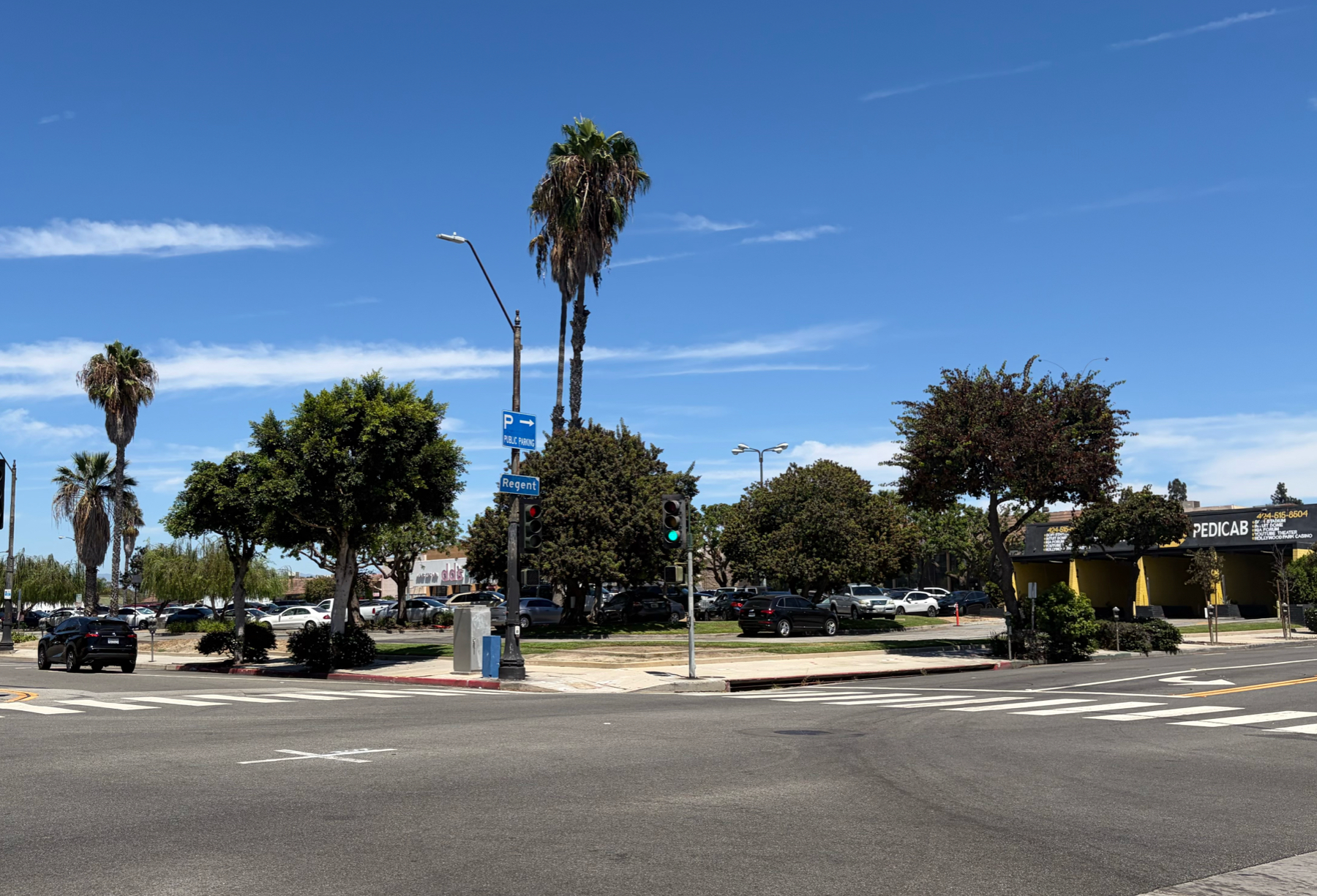 Street View of Regent Intersection